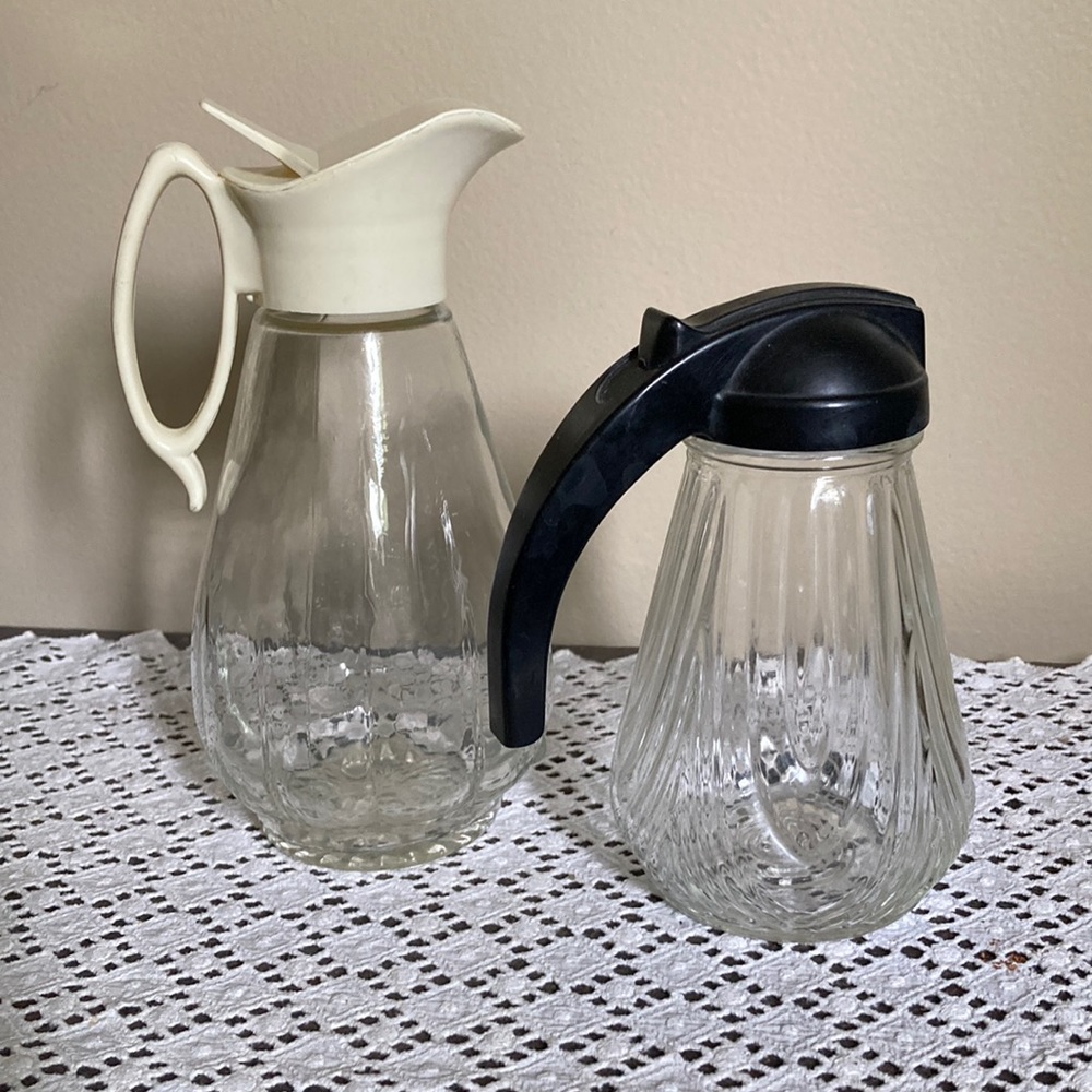 Vintage Syrup Dispensers-Set of 2